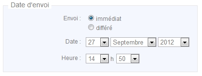 Envoi différé