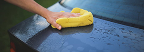 Le lavage, le service en plus et des SMS